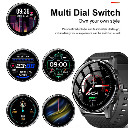 H6 1,28 pouces écran tactile IP67 montre intelligente étanche, prise en charge des appels Bluetooth/surveillance du sommeil/surveillance de la fréquence cardiaque