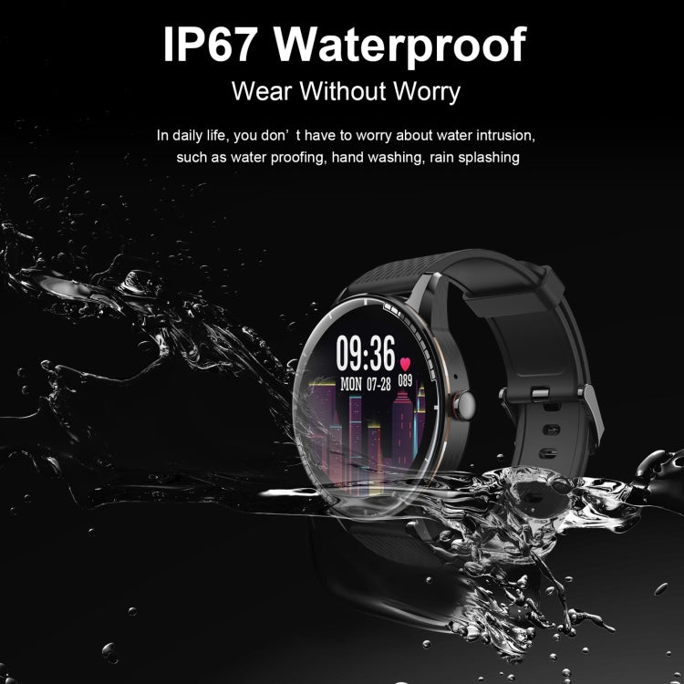 H6 1,28 pouces écran tactile IP67 montre intelligente étanche, prise en charge des appels Bluetooth/surveillance du sommeil/surveillance de la fréquence cardiaque