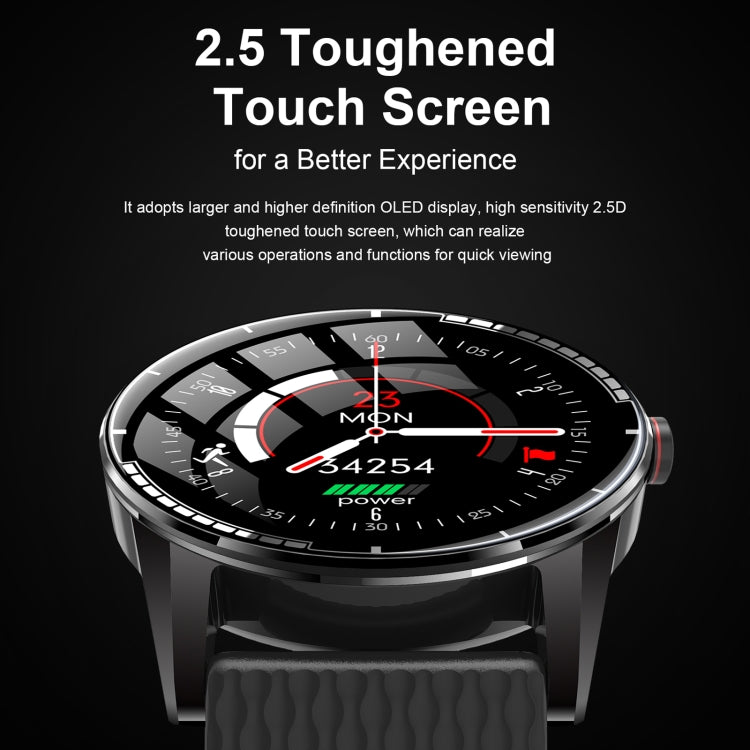 H6 1,28 pouces écran tactile IP67 montre intelligente étanche, prise en charge des appels Bluetooth/surveillance du sommeil/surveillance de la fréquence cardiaque