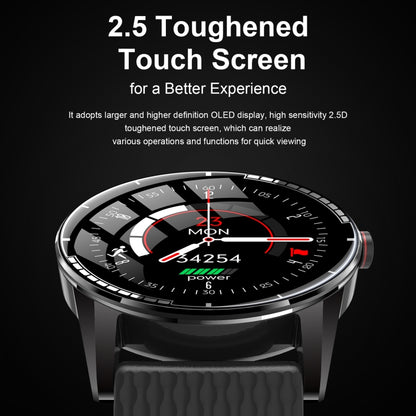 H6 1,28 pouces écran tactile IP67 montre intelligente étanche, prise en charge des appels Bluetooth/surveillance du sommeil/surveillance de la fréquence cardiaque
