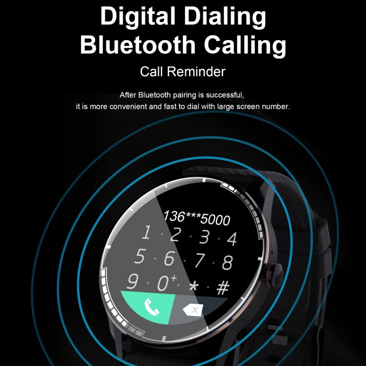 H6 1,28 pouces écran tactile IP67 montre intelligente étanche, prise en charge des appels Bluetooth/surveillance du sommeil/surveillance de la fréquence cardiaque
