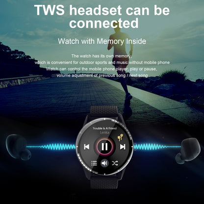H6 1,28 pouces écran tactile IP67 montre intelligente étanche, prise en charge des appels Bluetooth/surveillance du sommeil/surveillance de la fréquence cardiaque