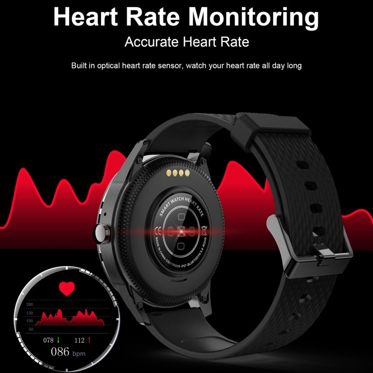H6 1,28 pouces écran tactile IP67 montre intelligente étanche, prise en charge des appels Bluetooth/surveillance du sommeil/surveillance de la fréquence cardiaque