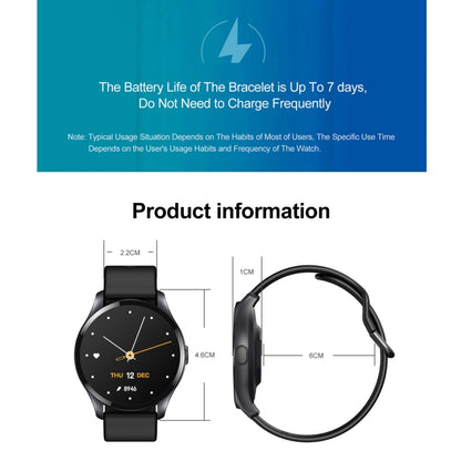 T88 1,28 pouces TFT écran couleur IP67 montre intelligente étanche, prise en charge de la surveillance de la température corporelle / surveillance du sommeil / surveillance de la fréquence cardiaque