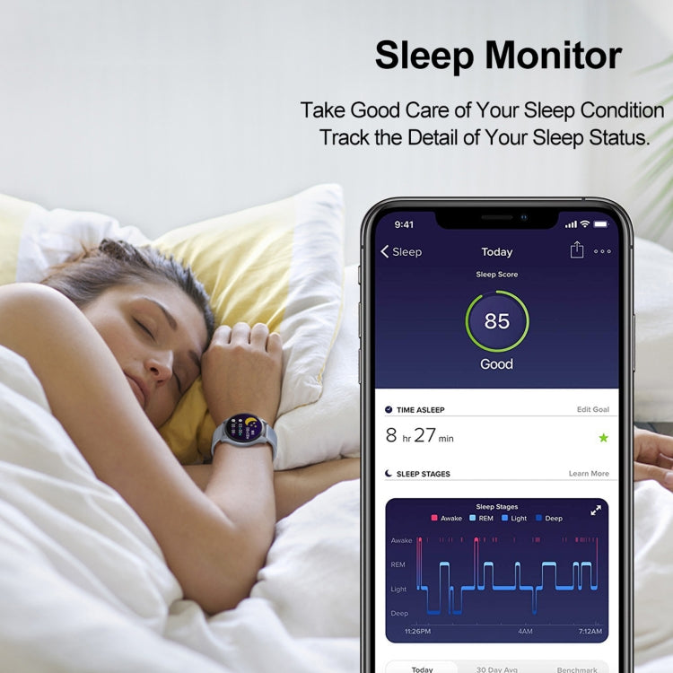 T88 1,28 pouces TFT écran couleur IP67 montre intelligente étanche, prise en charge de la surveillance de la température corporelle / surveillance du sommeil / surveillance de la fréquence cardiaque