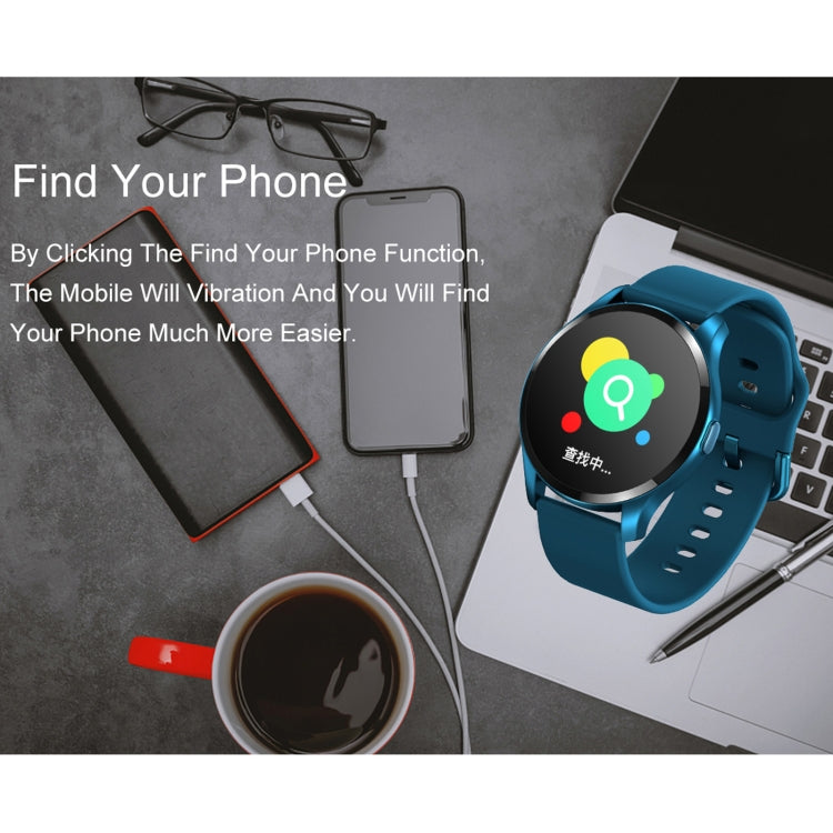 T88 1,28 pouces TFT écran couleur IP67 montre intelligente étanche, prise en charge de la surveillance de la température corporelle / surveillance du sommeil / surveillance de la fréquence cardiaque