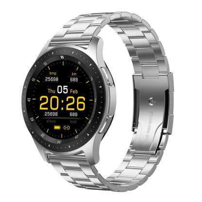 W68 Bracelet intelligent étanche IP67 à écran tactile de 1,54 pouces, prend en charge la surveillance de l'oxygène sanguin / appel Bluetooth / surveillance de la fréquence cardiaque, style: bracelet en acier
