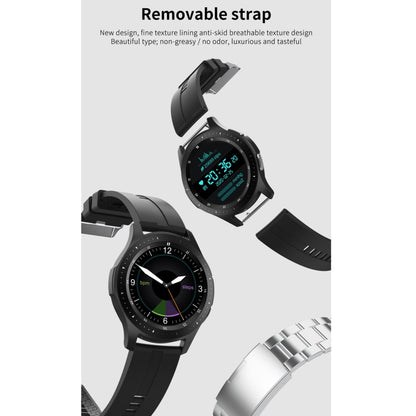 W68 Bracelet intelligent étanche IP67 à écran tactile de 1,54 pouces, prend en charge la surveillance de l'oxygène sanguin / appel Bluetooth / surveillance de la fréquence cardiaque, style: bracelet en acier