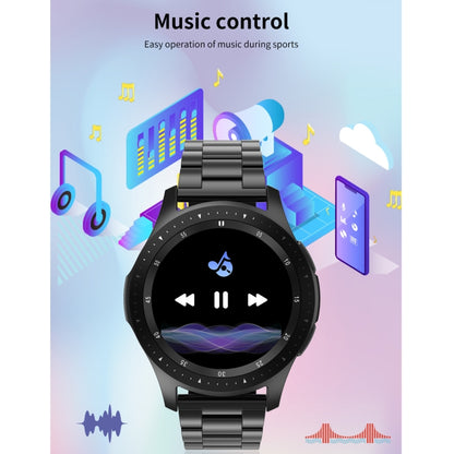 W68 Bracelet intelligent étanche IP67 à écran tactile de 1,54 pouces, prend en charge la surveillance de l'oxygène sanguin / appel Bluetooth / surveillance de la fréquence cardiaque, style: bracelet en acier