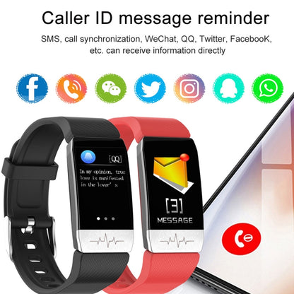 T1S 1,14 pouces Écran IP67 Bracelet Intelligent Étanche, Prise en Charge de la Surveillance de l'Oxygène Sanguin / Surveillance de la Température Corporelle / Surveillance de la Fréquence Cardiaque