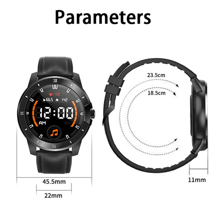 MX12 1,3 pouces IPS écran couleur IP68 montre intelligente étanche, prise en charge des appels Bluetooth/surveillance du sommeil/surveillance de la fréquence cardiaque, Steel Strap