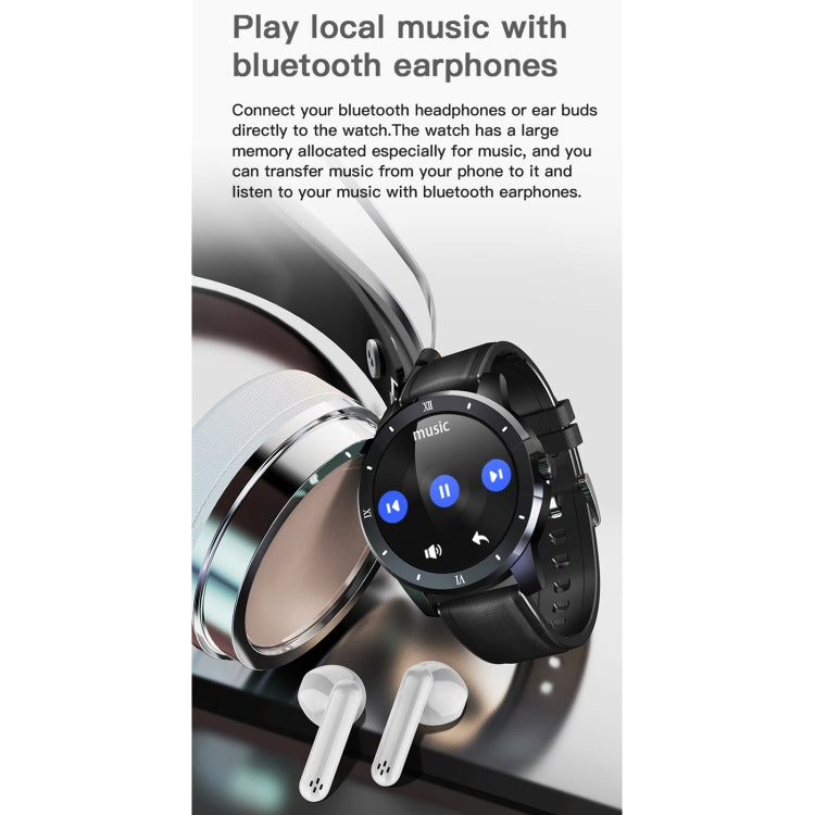 MX12 1,3 pouces IPS écran couleur IP68 montre intelligente étanche, prise en charge des appels Bluetooth/surveillance du sommeil/surveillance de la fréquence cardiaque, Steel Strap