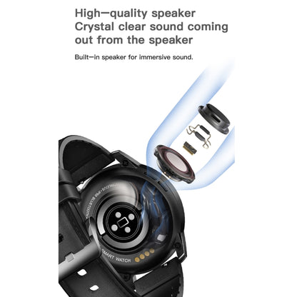 MX12 1,3 pouces IPS écran couleur IP68 montre intelligente étanche, prise en charge des appels Bluetooth/surveillance du sommeil/surveillance de la fréquence cardiaque, Steel Strap
