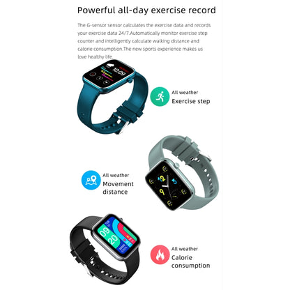 Z15 1,69 pouces écran tactile IP67 montre intelligente étanche, prise en charge de la surveillance de la pression artérielle / surveillance du sommeil / surveillance de la fréquence cardiaque