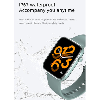 Z15 1,69 pouces écran tactile IP67 montre intelligente étanche, prise en charge de la surveillance de la pression artérielle / surveillance du sommeil / surveillance de la fréquence cardiaque