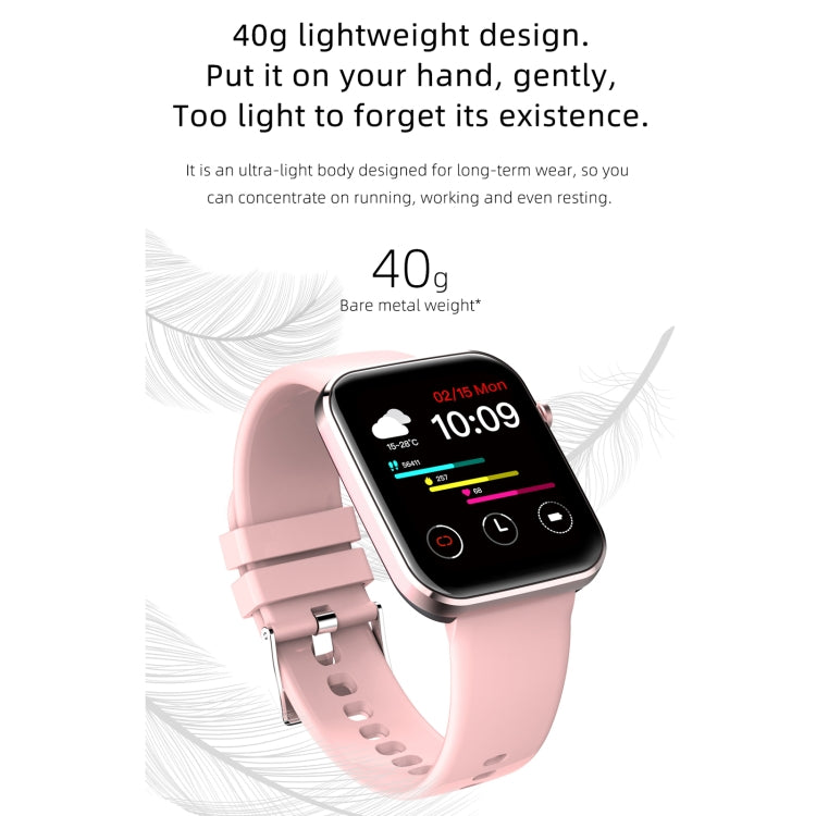Z15 1,69 pouces écran tactile IP67 montre intelligente étanche, prise en charge de la surveillance de la pression artérielle / surveillance du sommeil / surveillance de la fréquence cardiaque