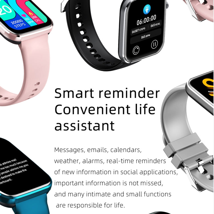 Z15 1,69 pouces écran tactile IP67 montre intelligente étanche, prise en charge de la surveillance de la pression artérielle / surveillance du sommeil / surveillance de la fréquence cardiaque