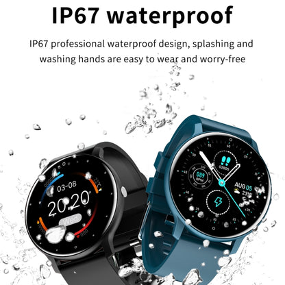 ZL02 Montre intelligente étanche IP67 à écran tactile de 1,28 pouces, prend en charge la surveillance de la pression artérielle / la surveillance du sommeil / la surveillance de la fréquence cardiaque