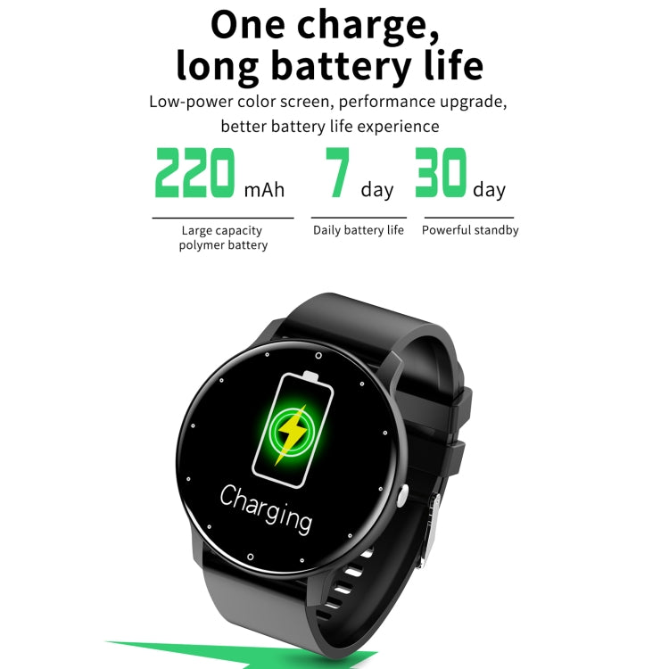 ZL02 Montre intelligente étanche IP67 à écran tactile de 1,28 pouces, prend en charge la surveillance de la pression artérielle / la surveillance du sommeil / la surveillance de la fréquence cardiaque