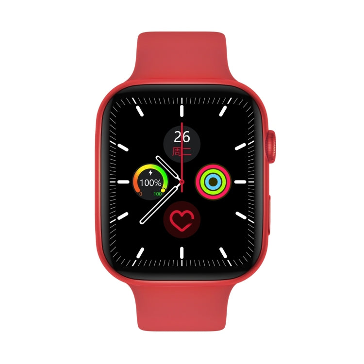 DW35PRO Montre intelligente étanche IPX7 avec écran couleur de 1,75 pouces, prise en charge de la réponse et du rejet Bluetooth / surveillance du sommeil / surveillance de la fréquence cardiaque, style: bracelet en silicone, Silicone Strap(Red)        ...