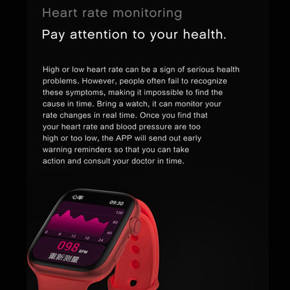 DW35PRO Montre intelligente étanche IPX7 avec écran couleur de 1,75 pouces, prise en charge de la réponse et du rejet Bluetooth / surveillance du sommeil / surveillance de la fréquence cardiaque, style: bracelet en silicone, Silicone Strap(Red)        ...