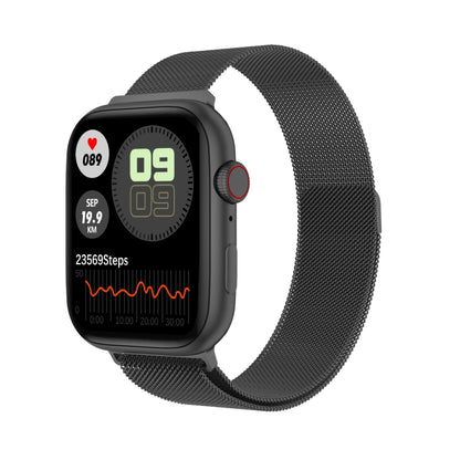 DW35PRO Montre intelligente étanche IPX7 avec écran couleur de 1,75 pouces, prise en charge de la réponse et du rejet Bluetooth / surveillance du sommeil / surveillance de la fréquence cardiaque, style: bracelet en acier, Steel Strap(Rose Gold)        ...