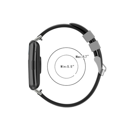 Pour Huawei Watch Fit 18mm fermoir Style Silicone bicolore remplacement bracelet de montre