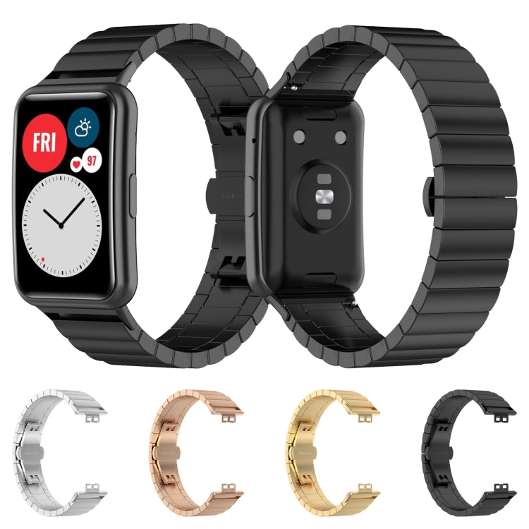 Pour Huawei Watch Fit Bracelet de remplacement en acier inoxydable Bracelet de montre