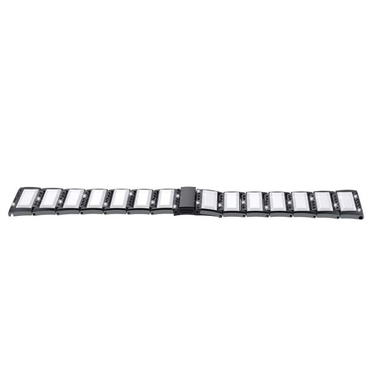Bracelets de rechange incrustés de diamants en acier inoxydable, For Samsung Galaxy Watch 42mm, For Samsung Galaxy Watch 46mm, For Samsung Galaxy Watch 3 45mm, For Samsung Galaxy Watch Active2 44mm / Watch Active2 40mm / Watch Active                   ...