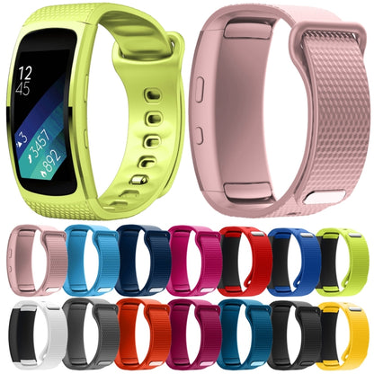 Pour Samsung Gear Fit2 Pro Bracelet de remplacement en silicone Bracelet de montre, S, L