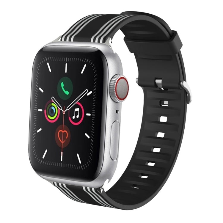 Bracelet de montre remplaçable en silicone, For Apple Watch Ultra 49mm / Series 8&7 45mm / SE 2&6&SE&5&4 44mm / 3&2&1 42mm, For Apple Watch Series 8&7 41mm / SE 2&6&SE&5&4 40mm / 3&2&1 38mm                                                               ...