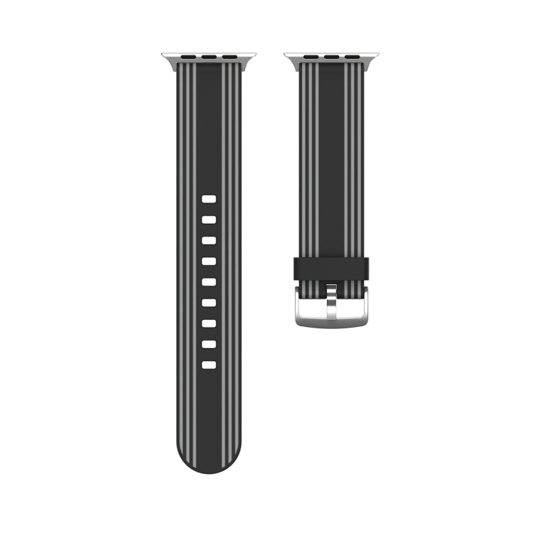 Bracelet de montre remplaçable en silicone, For Apple Watch Ultra 49mm / Series 8&7 45mm / SE 2&6&SE&5&4 44mm / 3&2&1 42mm, For Apple Watch Series 8&7 41mm / SE 2&6&SE&5&4 40mm / 3&2&1 38mm                                                               ...