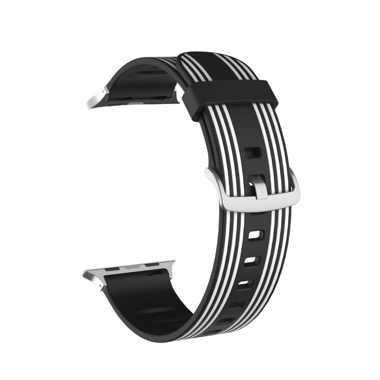Bracelet de montre remplaçable en silicone, For Apple Watch Ultra 49mm / Series 8&7 45mm / SE 2&6&SE&5&4 44mm / 3&2&1 42mm, For Apple Watch Series 8&7 41mm / SE 2&6&SE&5&4 40mm / 3&2&1 38mm                                                               ...