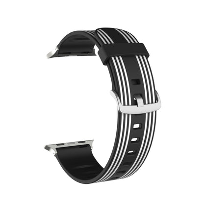 Bracelet de montre remplaçable en silicone, For Apple Watch Ultra 49mm / Series 8&7 45mm / SE 2&6&SE&5&4 44mm / 3&2&1 42mm, For Apple Watch Series 8&7 41mm / SE 2&6&SE&5&4 40mm / 3&2&1 38mm                                                               ...