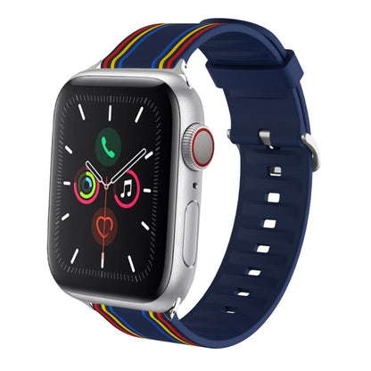 Bracelet de montre remplaçable en silicone, For Apple Watch Ultra 49mm / Series 8&7 45mm / SE 2&6&SE&5&4 44mm / 3&2&1 42mm, For Apple Watch Series 8&7 41mm / SE 2&6&SE&5&4 40mm / 3&2&1 38mm                                                               ...