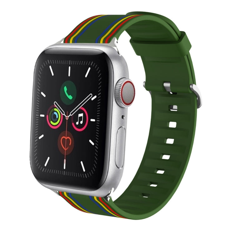 Bracelet de montre remplaçable en silicone, For Apple Watch Ultra 49mm / Series 8&7 45mm / SE 2&6&SE&5&4 44mm / 3&2&1 42mm, For Apple Watch Series 8&7 41mm / SE 2&6&SE&5&4 40mm / 3&2&1 38mm                                                               ...