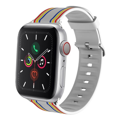 Bracelet de montre remplaçable en silicone, For Apple Watch Ultra 49mm / Series 8&7 45mm / SE 2&6&SE&5&4 44mm / 3&2&1 42mm, For Apple Watch Series 8&7 41mm / SE 2&6&SE&5&4 40mm / 3&2&1 38mm                                                               ...