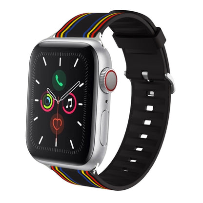 Bracelet de montre remplaçable en silicone, For Apple Watch Ultra 49mm / Series 8&7 45mm / SE 2&6&SE&5&4 44mm / 3&2&1 42mm, For Apple Watch Series 8&7 41mm / SE 2&6&SE&5&4 40mm / 3&2&1 38mm                                                               ...