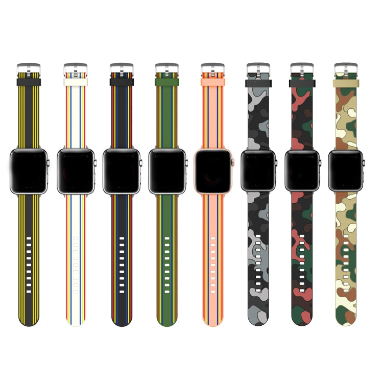 Bracelet de montre remplaçable en silicone, For Apple Watch Ultra 49mm / Series 8&7 45mm / SE 2&6&SE&5&4 44mm / 3&2&1 42mm, For Apple Watch Series 8&7 41mm / SE 2&6&SE&5&4 40mm / 3&2&1 38mm                                                               ...