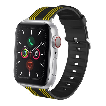 Bracelet de montre remplaçable en silicone, For Apple Watch Ultra 49mm / Series 8&7 45mm / SE 2&6&SE&5&4 44mm / 3&2&1 42mm, For Apple Watch Series 8&7 41mm / SE 2&6&SE&5&4 40mm / 3&2&1 38mm                                                               ...