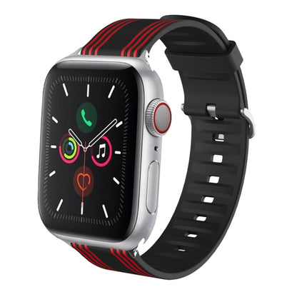 Bracelet de montre remplaçable en silicone, For Apple Watch Ultra 49mm / Series 8&7 45mm / SE 2&6&SE&5&4 44mm / 3&2&1 42mm, For Apple Watch Series 8&7 41mm / SE 2&6&SE&5&4 40mm / 3&2&1 38mm                                                               ...