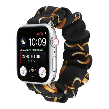 Bracelet de remplacement pour anneau de cheveux en tissu pour, Apple Watch Series 8&7 45mm / SE 2&6&SE&5&4 44mm / 3&2&1 42mm, Apple Watch Series 8&7 41mm / SE 2&6&SE&5&4 40mm / 3&2&1 38mm