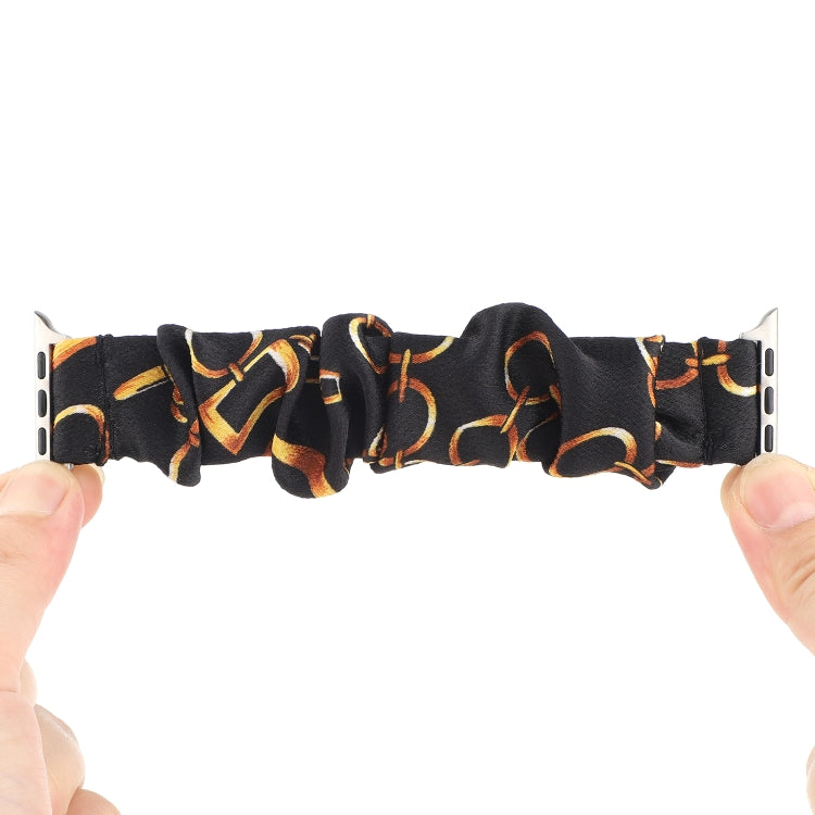 Bracelet de remplacement pour anneau de cheveux en tissu pour, Apple Watch Series 8&7 45mm / SE 2&6&SE&5&4 44mm / 3&2&1 42mm, Apple Watch Series 8&7 41mm / SE 2&6&SE&5&4 40mm / 3&2&1 38mm