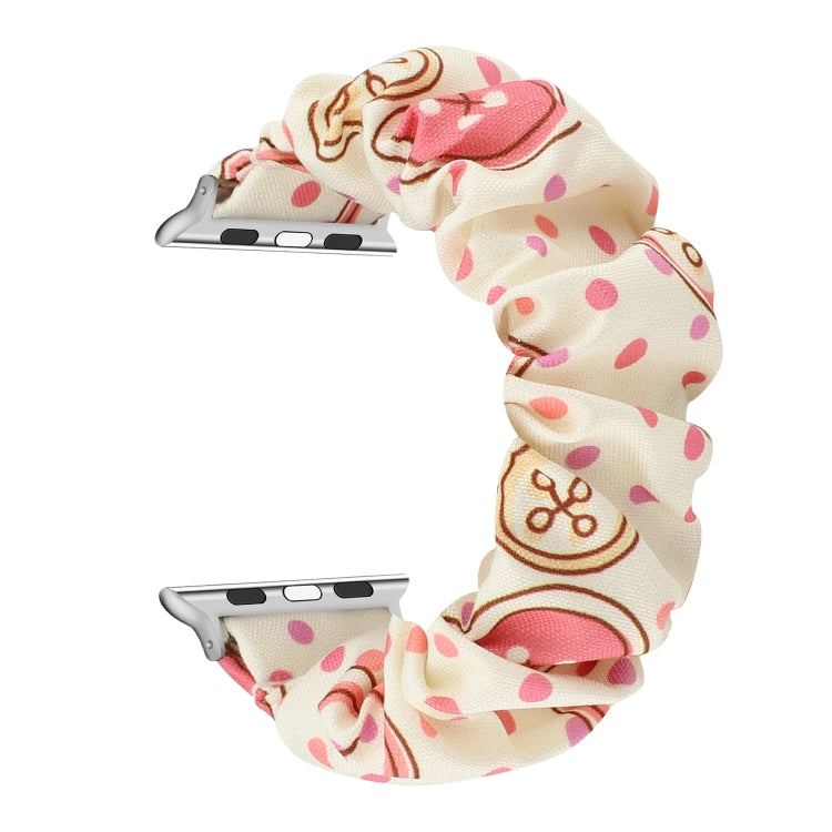 Bracelet de remplacement pour anneau de cheveux en tissu pour, Apple Watch Series 8&7 45mm / SE 2&6&SE&5&4 44mm / 3&2&1 42mm, Apple Watch Series 8&7 41mm / SE 2&6&SE&5&4 40mm / 3&2&1 38mm