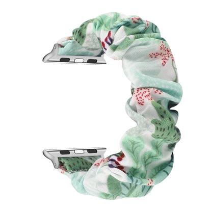 Bracelet de remplacement pour anneau de cheveux en tissu pour, Apple Watch Series 8&7 45mm / SE 2&6&SE&5&4 44mm / 3&2&1 42mm, Apple Watch Series 8&7 41mm / SE 2&6&SE&5&4 40mm / 3&2&1 38mm