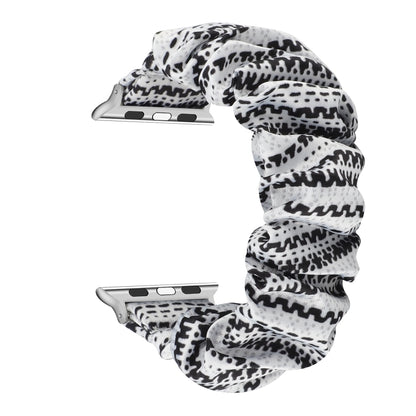 Bracelet de remplacement pour anneau de cheveux en tissu pour, Apple Watch Series 8&7 45mm / SE 2&6&SE&5&4 44mm / 3&2&1 42mm, Apple Watch Series 8&7 41mm / SE 2&6&SE&5&4 40mm / 3&2&1 38mm