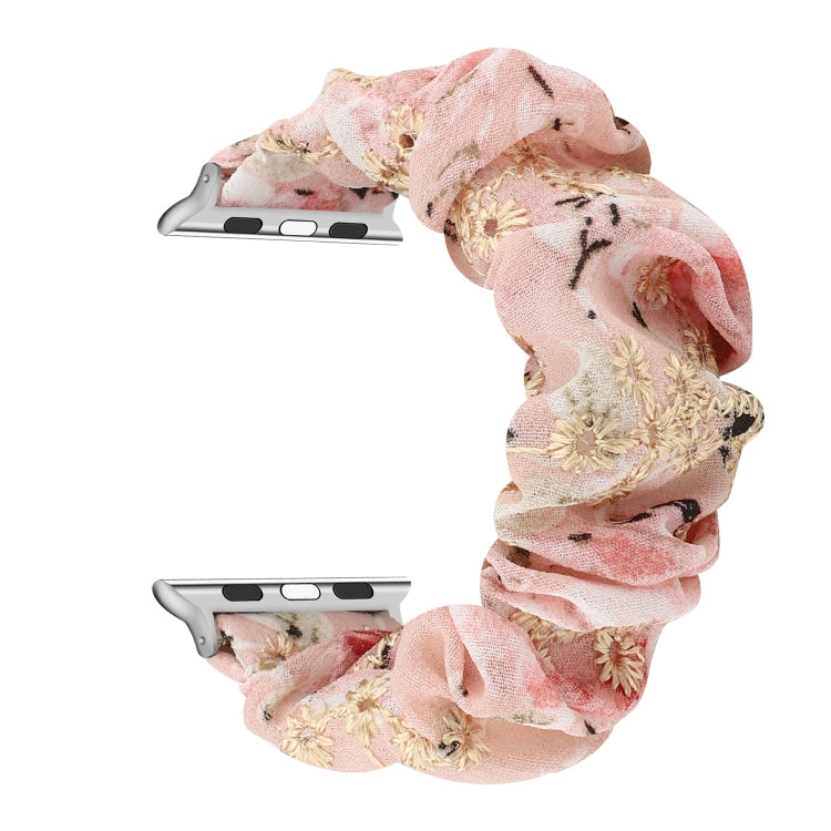 Bracelet de rechange pour anneau de cheveux en tissu, For Apple Watch Ultra 49mm / Series 8&7 45mm / SE 2&6&SE&5&4 44mm / 3&2&1 42mm, For Apple Watch Series 8&7 41mm / SE 2&6&SE&5&4 40mm / 3&2&1 38mm