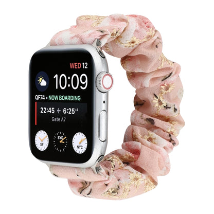 Bracelet de rechange pour anneau de cheveux en tissu, For Apple Watch Ultra 49mm / Series 8&7 45mm / SE 2&6&SE&5&4 44mm / 3&2&1 42mm, For Apple Watch Series 8&7 41mm / SE 2&6&SE&5&4 40mm / 3&2&1 38mm