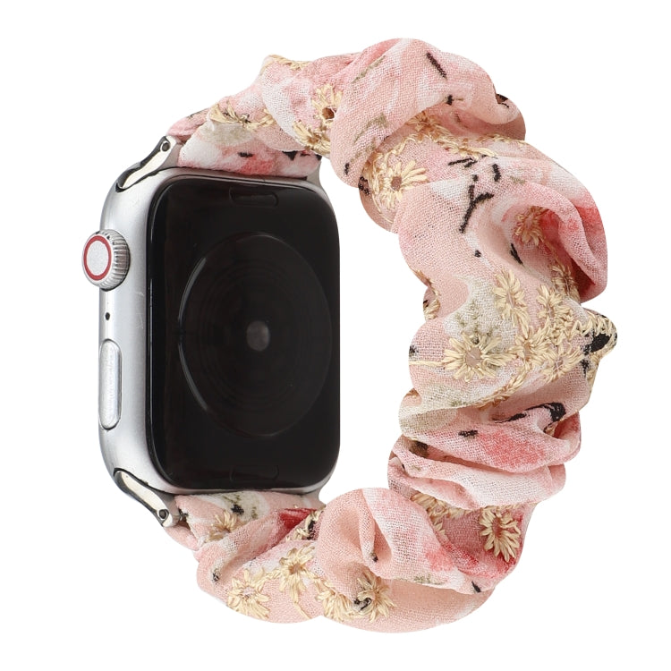 Bracelet de rechange pour anneau de cheveux en tissu, For Apple Watch Ultra 49mm / Series 8&7 45mm / SE 2&6&SE&5&4 44mm / 3&2&1 42mm, For Apple Watch Series 8&7 41mm / SE 2&6&SE&5&4 40mm / 3&2&1 38mm