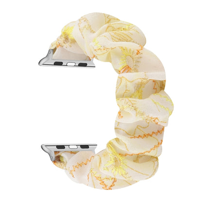 Bracelet de rechange pour anneau de cheveux en tissu, For Apple Watch Ultra 49mm / Series 8&7 45mm / SE 2&6&SE&5&4 44mm / 3&2&1 42mm, For Apple Watch Series 8&7 41mm / SE 2&6&SE&5&4 40mm / 3&2&1 38mm